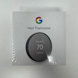 Google Nest Thermostat Charcoal GA02081-US Smart Programmable Wi-Fi New Sealed